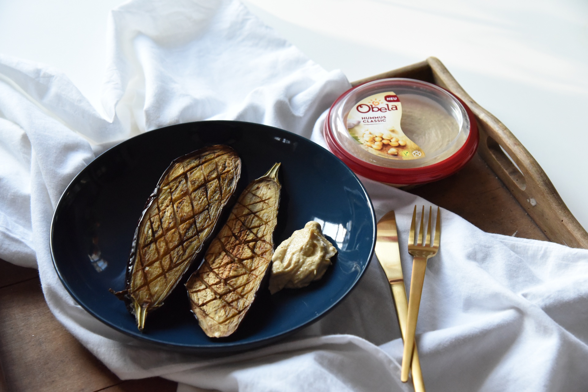 Gegrillte Aubergine